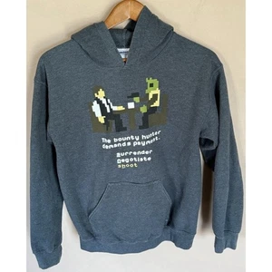 Star Wars + Minecraft Sudadera con Capucha Pequeña “Bounty Hunter Exige Pago” - Imagen 1 de 3