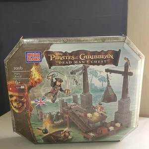 Mega Blocks Pirates of the Caribbean Port Royale 1016 Set New & Sealed Fast Ship - Picture 1 of 5