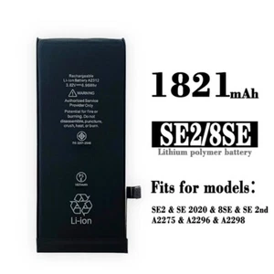 1821 mAh Bateria wymienna do iPhone SE2 8SE z taśmą samoprzylepną + zestaw narzędzi - Zdjęcie 1 z 6