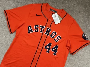 Nike MLB Houston Astros #44 Yordan Alvarez Vapor Limited Jersey Men's Size Large - Picture 1 of 11