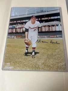 Signed and Authenticated Hall of Famer Warren Spahn Collector Photo - Picture 1 of 3