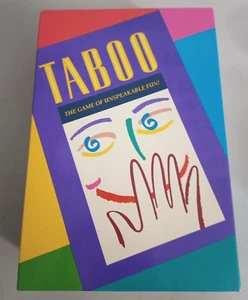 Taboo Board Game by Milton Bradley Vintage 1989 Complete/Works - Picture 1 of 10