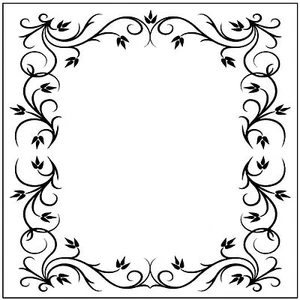 Scroll Frame 126530 Square Embossing Folder for Cardmaking, Scrapbooking, etc - Picture 1 of 2