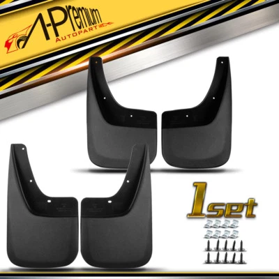 A-Premium 4x Splash Guards Mud Flap for Sierra 1500 2500 HD 3500 HD 2014-2019 - Image 1 of 4