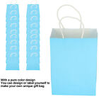 (15 x 8 x 21 cm blue) 20pcs power paper bag packaging gift bag accessories