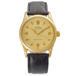 1959 Rolex 5506 Explorer, honeycomb dial, all original. Excellent condition. - Picture 1 of 10