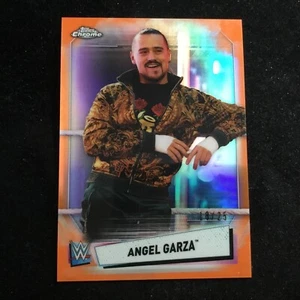 2021 Topps Cromato WWE Rifrattore Arancione #5 Angelo Garza #18/25 - Foto 1 di 3