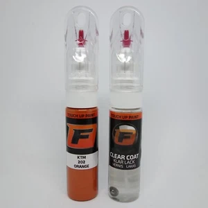 for KTM MOTORCYCLES 202 ORANGE Pearl Touch Up Paint Scratch Pen Kit Brush - Picture 1 of 9