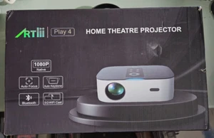 artlii PLAY 4 HOME THEATRE PROJECTOR wifi bluetooth NEW open box - Bild 1 von 7
