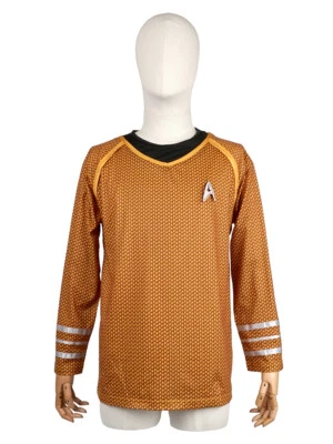 COOLCHANGE Star Trek Uniform Oberteil der Sternenflotte von Captain James T. Kirk | S, M, L