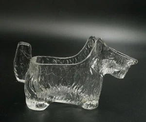 Vintage Glass Scottish Dog Creamer  - Picture 1 of 3
