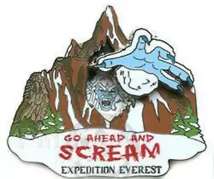 Pin Disney 57657 WDW Expedición Everest Adelante y Grita Yeti Leyenda Garra 2D - Imagen 1 de 1