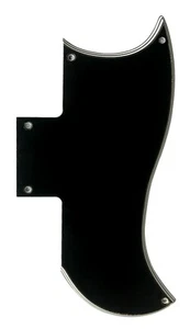 For 5 Ply Gibson SG ‘61 Reissue Style Guitar Pickguard Scratch Plate,Black - Picture 1 of 5