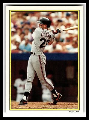 1989 Topps #11 Will Clark 1989 All-Star Set Collector's Edition Glossy - Image 1 of 2