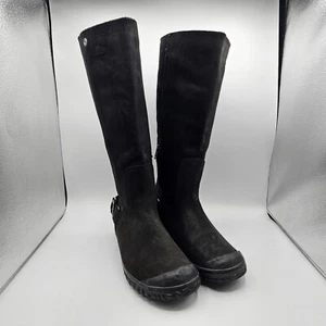 Stivali Sorel donna 8 neri pelle slim boot equitazione tacco alto a blocco NL2108 - Foto 1 di 12