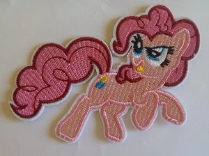 1 Iron On Sew On Machine Embroidered Applique Pink My Little Pony - Picture 1 of 1