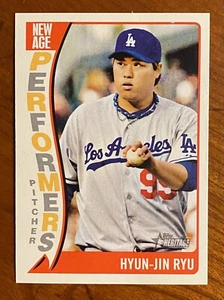 Inserto Topps Heritage New Age Performers 2014 HYUN-JIM RYU Dodgers - Foto 1 di 2