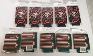 Set of 10 Multi-Color 7-Eleven Drink Can Koozies Orange and Green Brand NEW - Picture 1 of 9