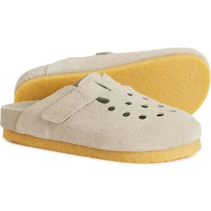 BRANDBLACK Carrera Clogs - Taupe Suede, Women Size 6.5 NEW $160 - Picture 1 of 6