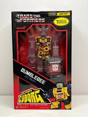 FIGURA EXCLUSIVA SUPER7 TRANSFORMERS SUPER CYBORG TRANSPARENTE ABEJORRO NUEVA EN CAJA Foto 1 de 4