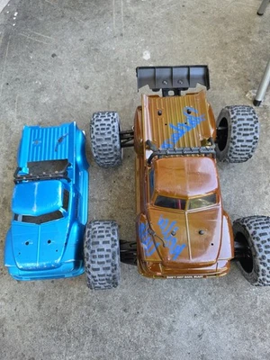 Arrma Notorious 6S BLX Roller Slider Chassis 1/8 Stunt Monster Truck W/ Upgrades - Image 1 of 4