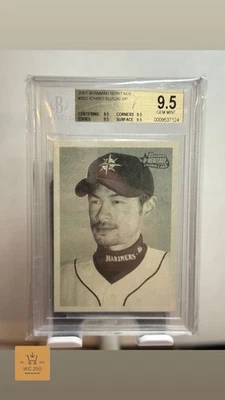 Topps Bowman Heritage 2001 - Ichiro Suzuki (RC) SP #352 Beckett 9,5 Foto 1 de 2