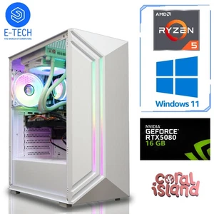 RGB Cooled Gaming PC AMD Ryzen 5 9600X 64GB RAM 2TB M.2 16GB NVIDIA RTX 5080 W11 - Picture 1 of 10