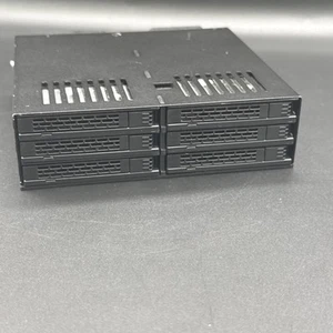 ICY DOCK 6 Bay 2.5” SATA HDD / SSD Hot Swap Tool-Less Backplane Enclosure with - Photo 1/6