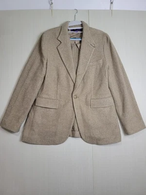 Ralph Lauren Purple Label Cyndee Herringbone Jacket Size 12 Wool Silk $2490 - Image 1 of 4