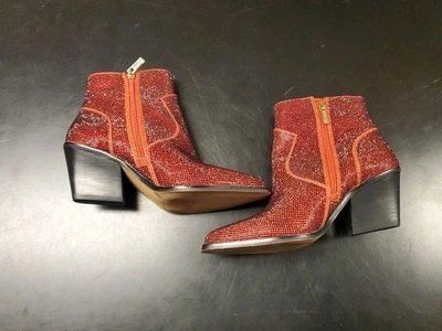 Женские сапоги Jessica Simpson Zalor красные блестящие Gabor размер - 7 М новые - Изображение 1 из 4