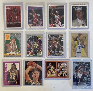 12-Card NBA lot: Jordan, Bird, Magic, Hardaway, Kidd, Mcgrady - HOF & Rookies 🔥 - Picture 1 of 2