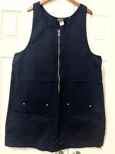 Woman’s Plus Size Faded Glory Dark Navy Jumper with Front Zip Accent - Size 22 - Picture 1 of 7