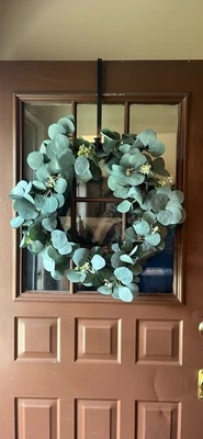 Hearth Hand with Magnolia Eucalyptus Wreath And Hanger For Door - Image 1 of 2
