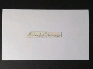 Duke Maas Signed Autograph Cut Debut 1955 Detroit Tigers New York Yankees - Picture 1 of 2