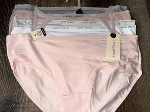 Ropa interior hipster Laura Ashley para mujer bragas 5 pares mezcla de algodón (C) ~ L - Imagen 1 de 6