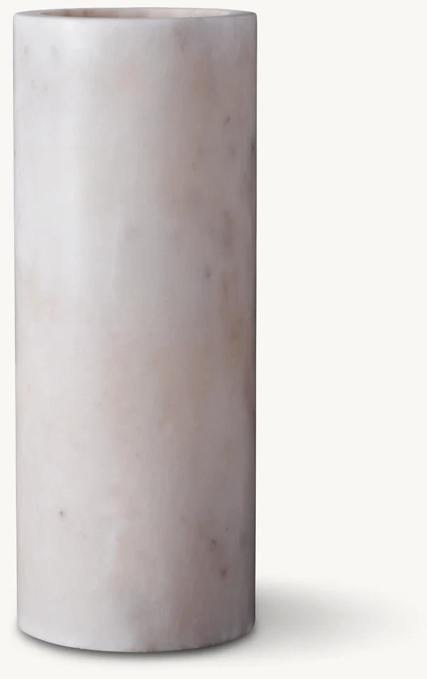 18" Restoration Hardware Moretti Marble Vase - Image 1 of 1