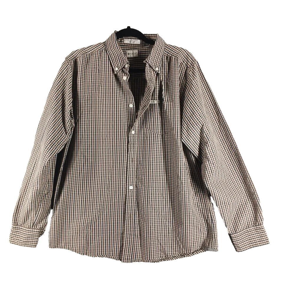 MATIX Men Slim Fit Button Down Shirt Size LARGE Woven Multicolor Cotton Blend - Image 1 of 4