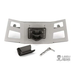 Gancio paraurti anteriore LESU metallo opaco per trattore camion Tamiya 1:14 RC 3363 3348 - Foto 1 di 4