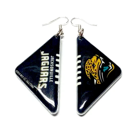 JACKSONVILLE JAGUARS EARRINGS SOFT PADDED TWO SIDED BALL NEW LICENSED NFL CHARM Cover