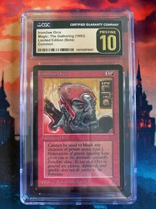 MTG Beta Ironclaw Orcs CGC 10 Pristine - Picture 1 of 2