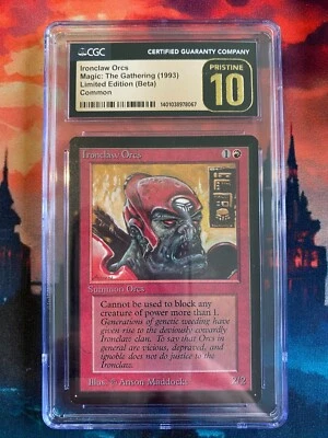MTG Beta Ironclaw Orcs CGC 10 Pristine - Image 1 of 2