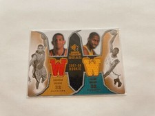 2007-08 SP Rookie Threads Dual Brandan Wright Julian Wright