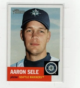 2002 Aaron Sele Topps Heritage #11 Mariners Free Shipping (F1343) - Picture 1 of 1