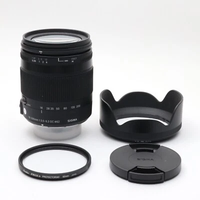 【Near Mint.W/Hood】SIGMA 18-200mm f/3.5-6.3 DC MACRO OS HSM for Nikon from Japan - Image 1 of 4