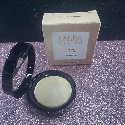 Laura Geller Baked Highlighter Natural Glow FRENCH VANILLA 0019002B 0.06oz NEW - Image 1 of 4