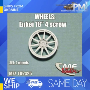 Mf-zone TK2425 1/24 Enkei ruote 10 raggi 4 viti - Foto 1 di 2