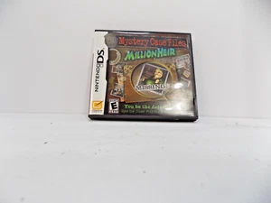 Mystery Case Files MillionHeir Nintendo DS - Completo CIB - Foto 1 di 3