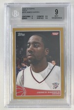 2009 Topps James Harden Gold #319 Rookie Card RC /2009 BGS 9