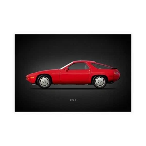 Impresión sobre lienzo sobre papel póster o imagen Rogan Mark Porsche 928S 1986 - Imagen 1 de 2