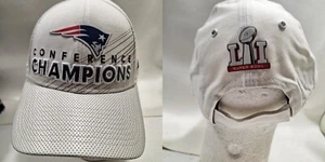 2017 New England Patriots New Era 9FORTY LI 51 Conference Champions Locker Hat - Picture 1 of 7